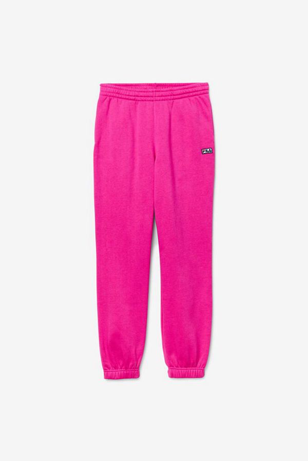 Fila Lassie Fleece Women's Jogger Pants - Pink,NZ 675-86271